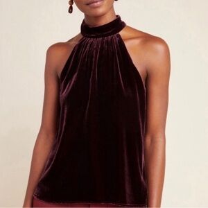 Kachel X Anthropologie size 4 Chelsea Purple Halter Tank